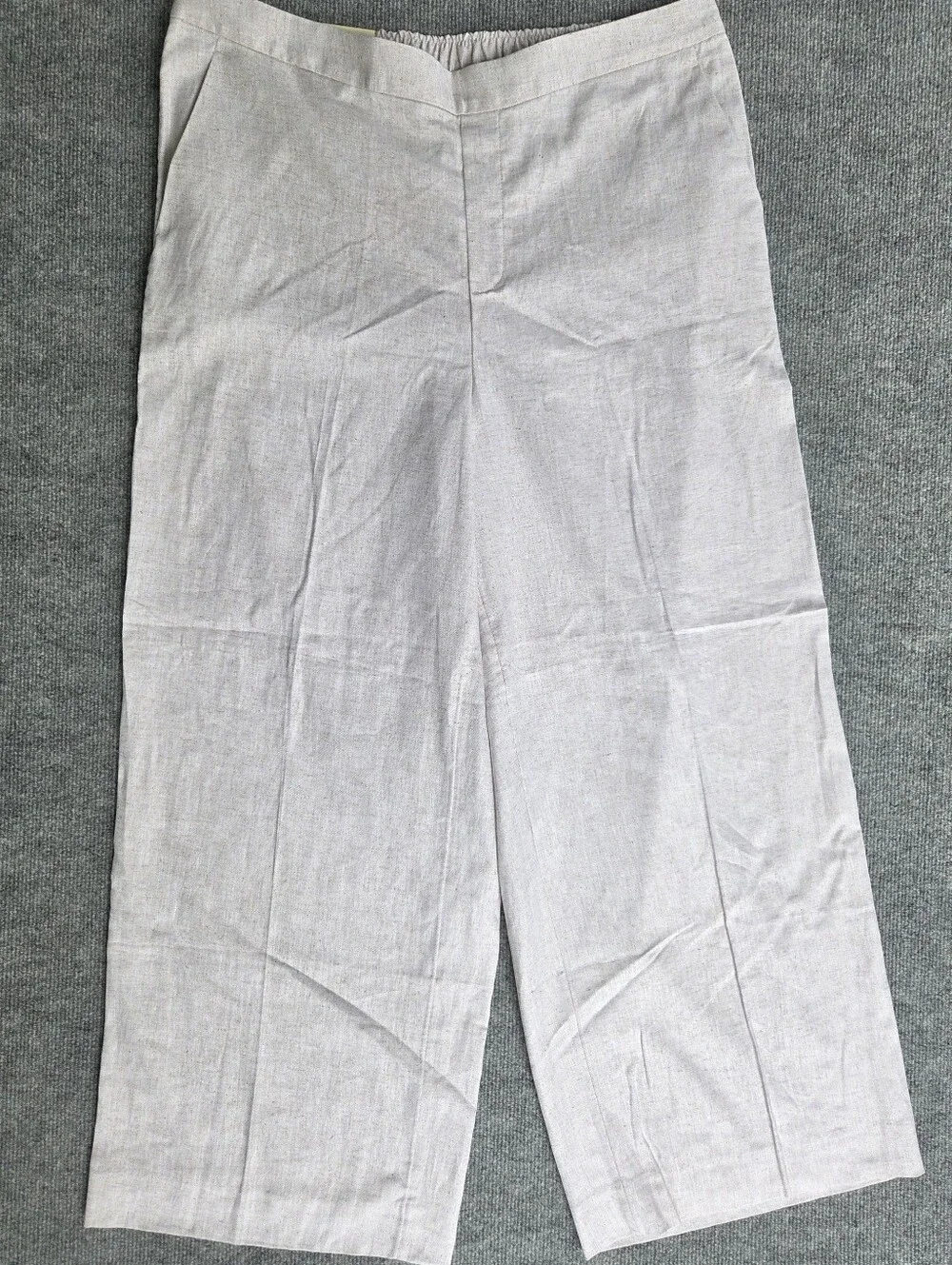 NWT Banana Republic Hayden Wide Leg High-Rise Linen Blend Pants Size-XL